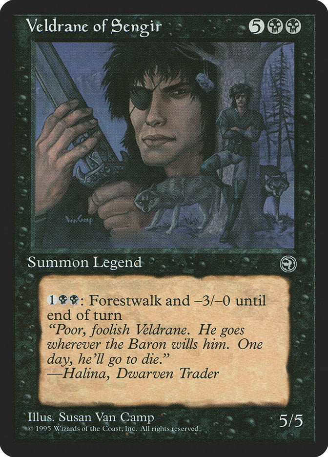 Veldrane of Sengir [Homelands] Magic: The Gathering