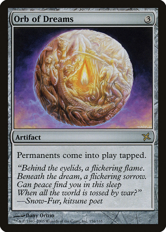 Orb of Dreams [Betrayers of Kamigawa] Magic: The Gathering