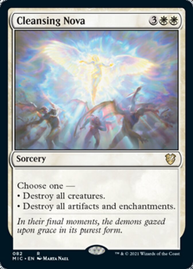 Cleansing Nova [Innistrad: Midnight Hunt Commander] Magic: The Gathering