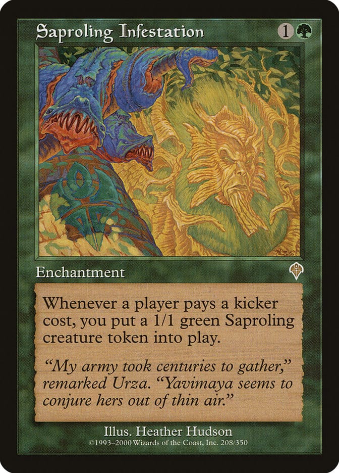Saproling Infestation [Invasion] Magic: The Gathering