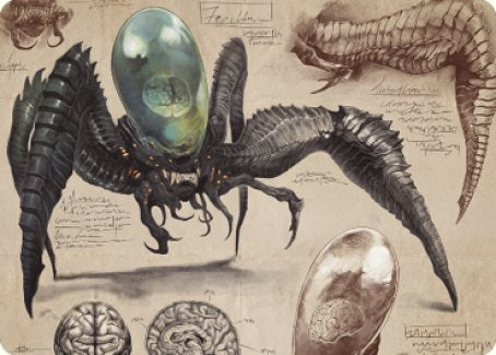 Psychosis Crawler Art Card [The Brothers' War Art Series] Magic: The Gathering