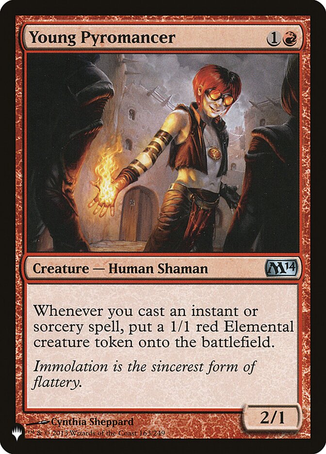 Young Pyromancer [The List] Magic: The Gathering