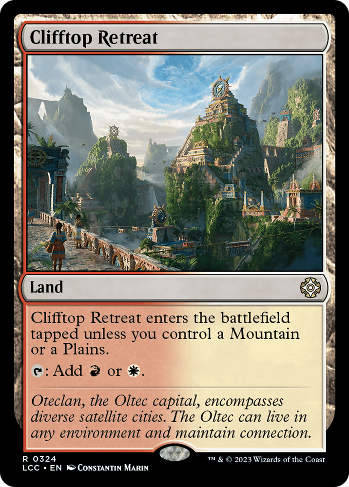 Clifftop Retreat [The Lost Caverns of Ixalan Commander] Magic: The Gathering