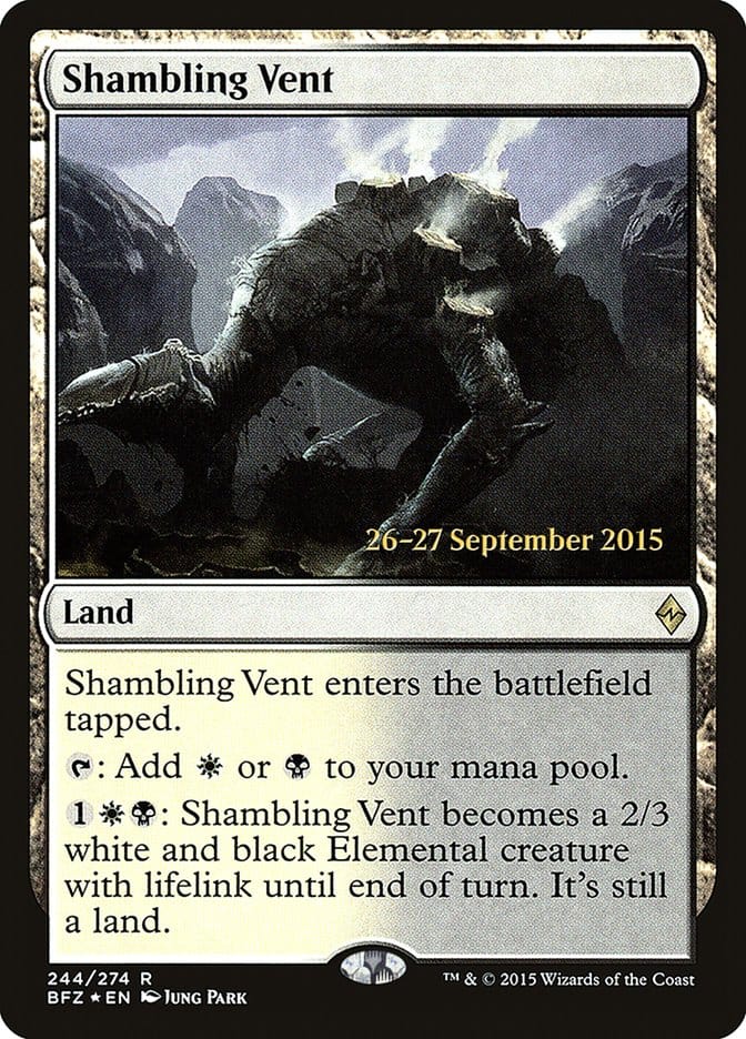 Shambling Vent [Battle for Zendikar Prerelease Promos] Magic: The Gathering
