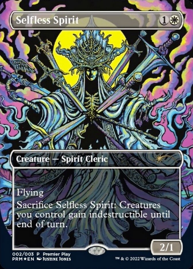 Selfless Spirit (Borderless Alternate-Art) [Regional Championship Qualifiers 2022] Magic: The Gathering