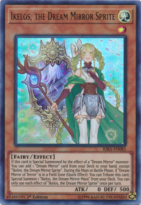 Ikelos, the Dream Mirror Sprite [RIRA-EN085] Ultra Rare - Yugioh Cards For Your TCG Needs!
