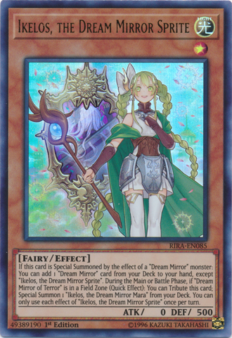 Ikelos, the Dream Mirror Sprite [RIRA-EN085] Ultra Rare - Yugioh Cards For Your TCG Needs!