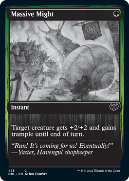 Massive Might [Innistrad: Double Feature] Magic: The Gathering