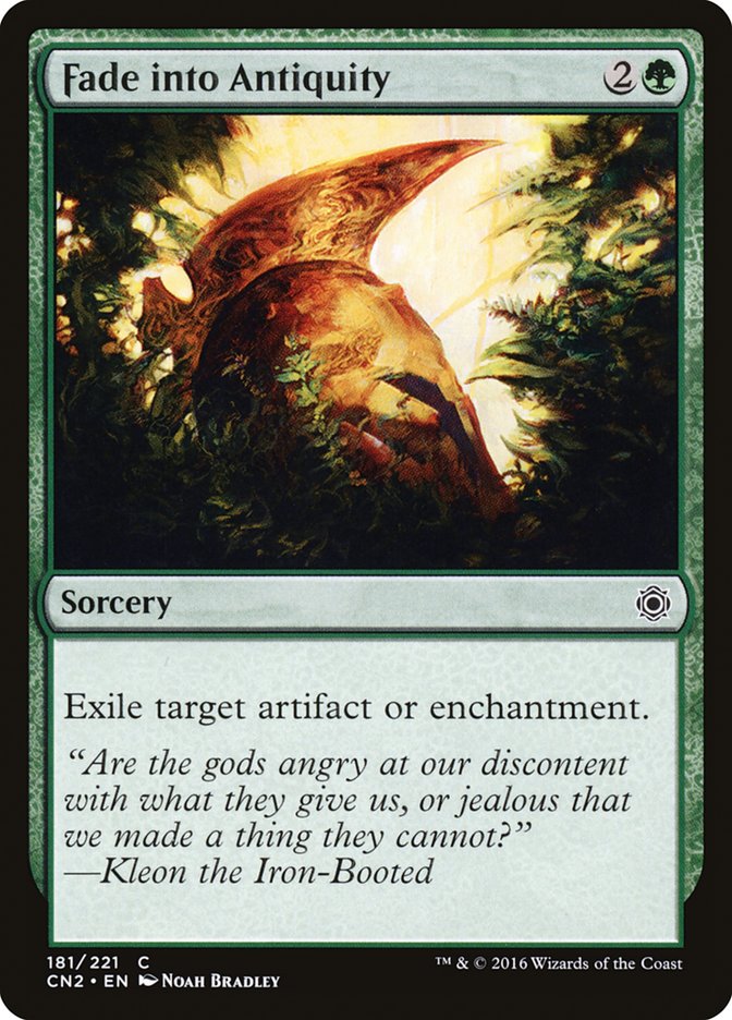 Fade into Antiquity [Conspiracy: Take the Crown] Magic: The Gathering