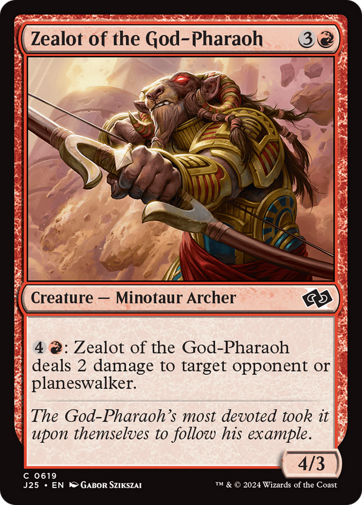 Zealot of the God-Pharaoh [Foundations Jumpstart] Magic: The Gathering