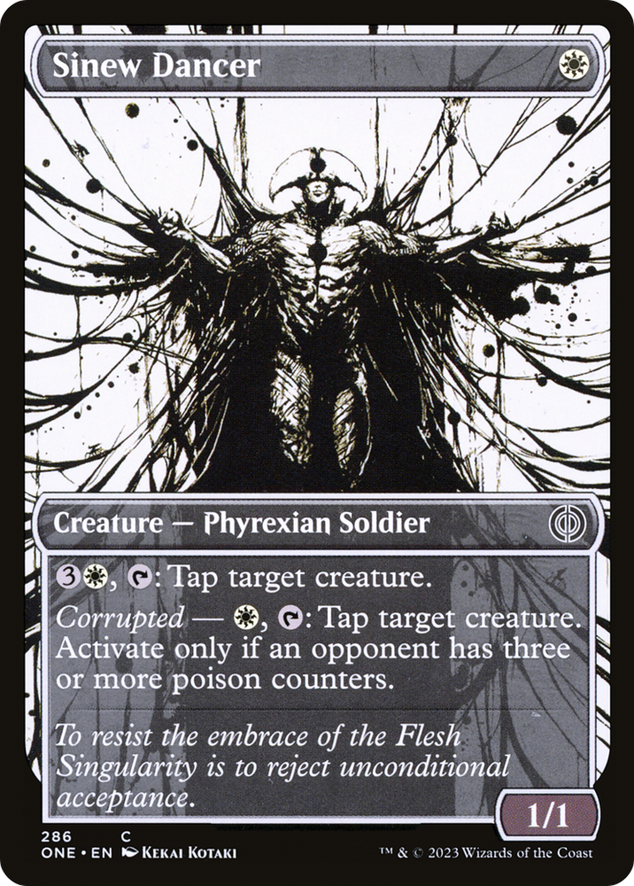 Sinew Dancer (Showcase Ichor) [Phyrexia: All Will Be One] Magic: The Gathering