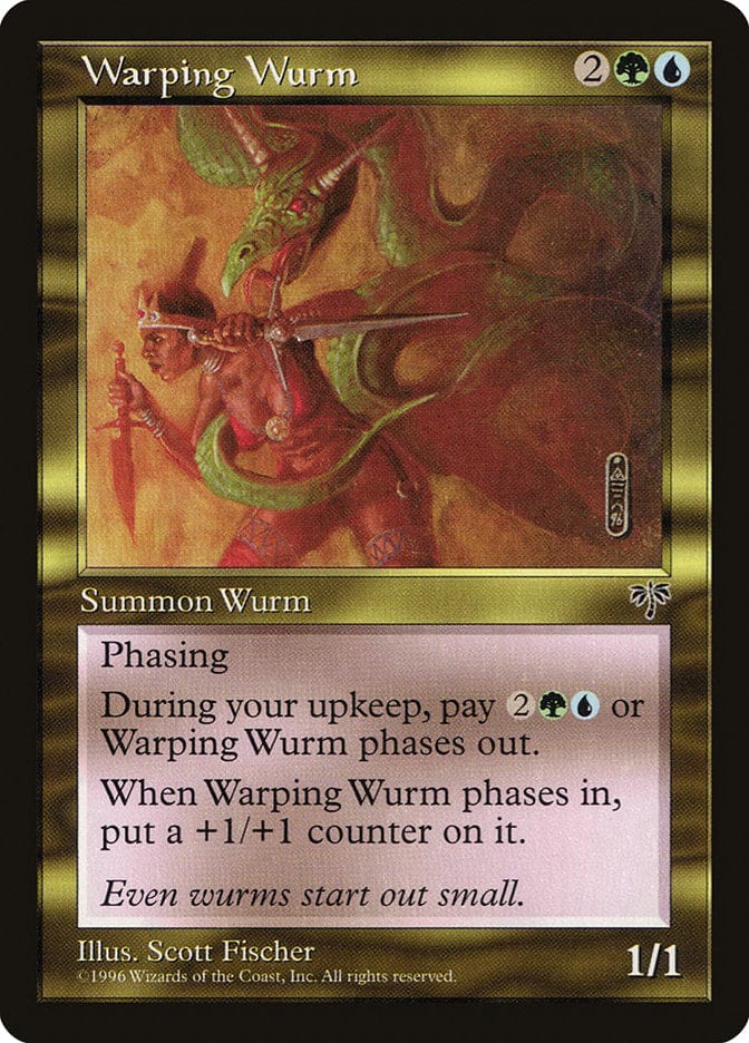 Warping Wurm [Mirage] Magic: The Gathering