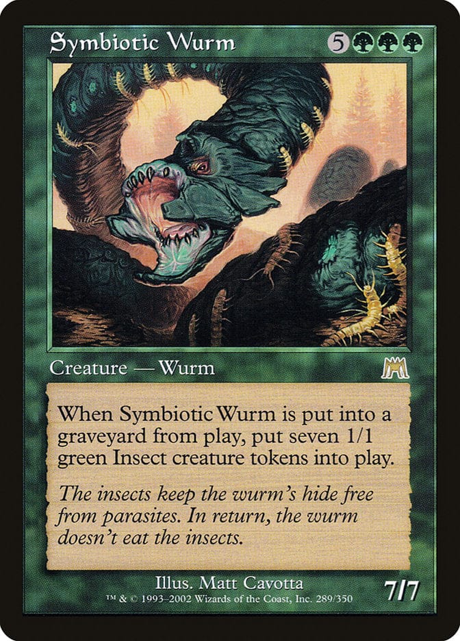 Symbiotic Wurm [Onslaught] Magic: The Gathering