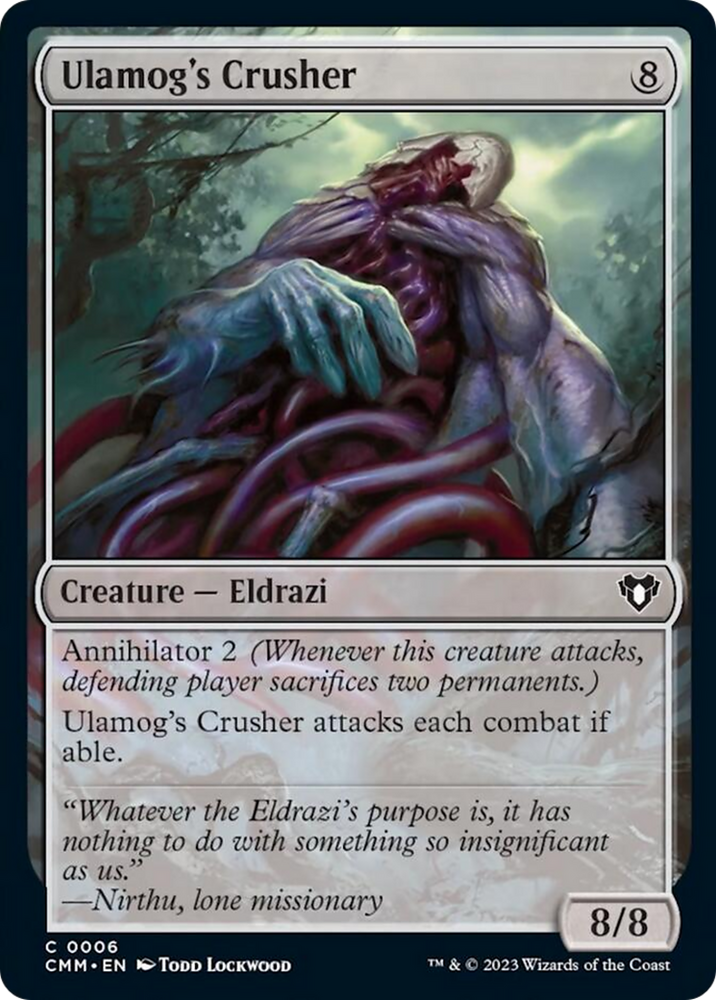 Ulamog's Crusher [Commander Masters] Magic: The Gathering