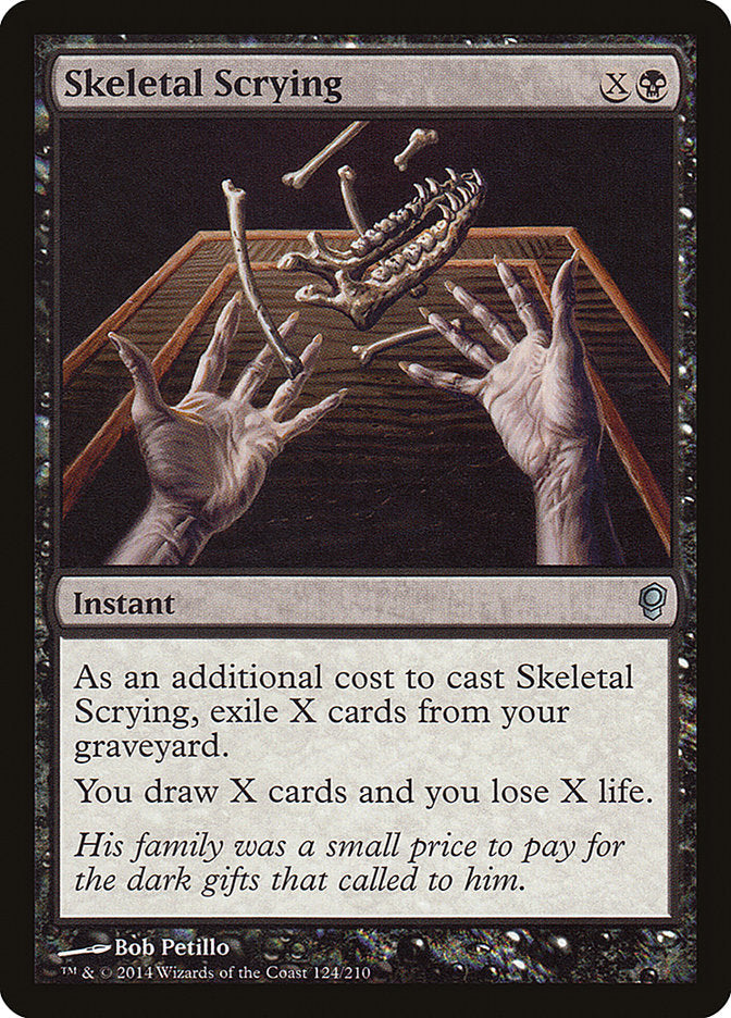 Skeletal Scrying [Conspiracy] Magic: The Gathering