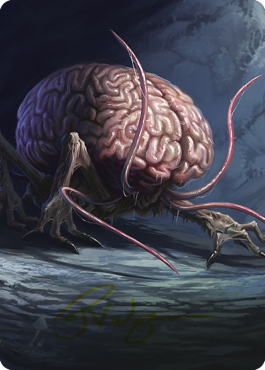 Intellect Devourer Art Card (Gold-Stamped Signature) [Commander Legends: Battle for Baldur's Gate Art Series] Magic: The Gathering