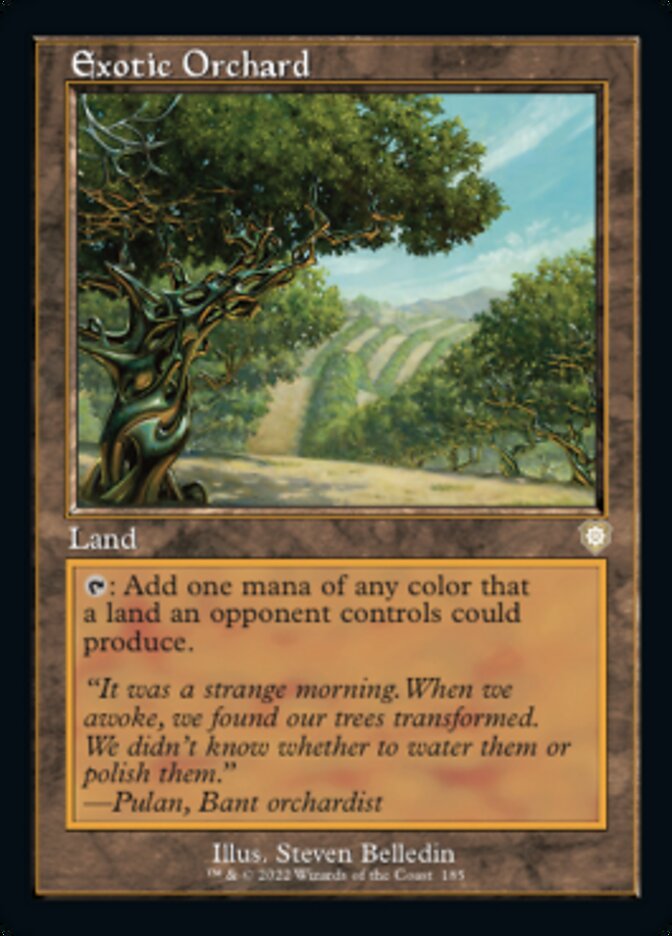 Exotic Orchard (Retro) [The Brothers' War Commander] Magic: The Gathering