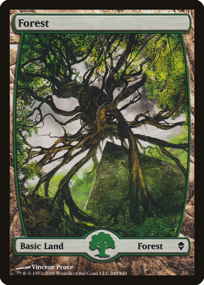 Forest (249) [Zendikar] Magic: The Gathering