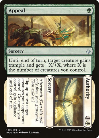 Appeal // Authority [Hour of Devastation] Magic: The Gathering