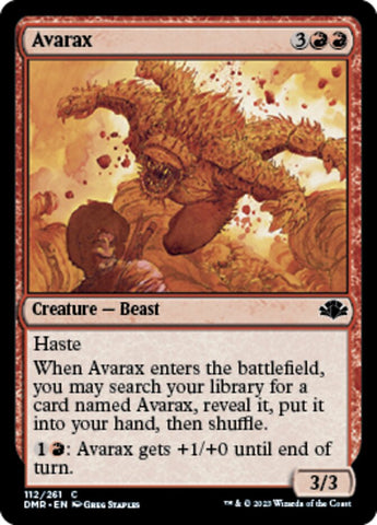 Avarax [Dominaria Remastered] Magic: The Gathering