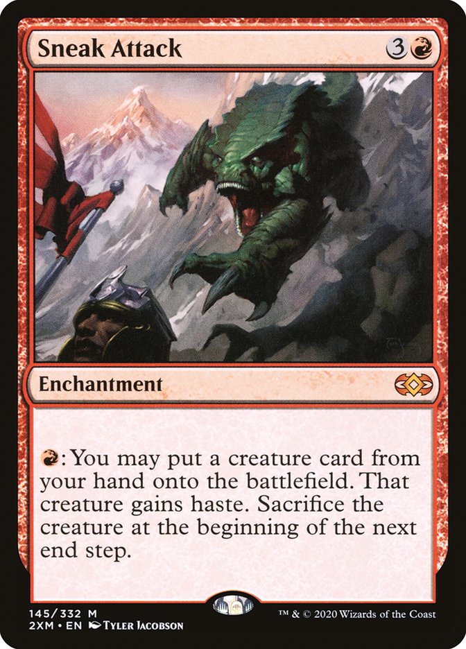 Sneak Attack [Double Masters] Magic: The Gathering