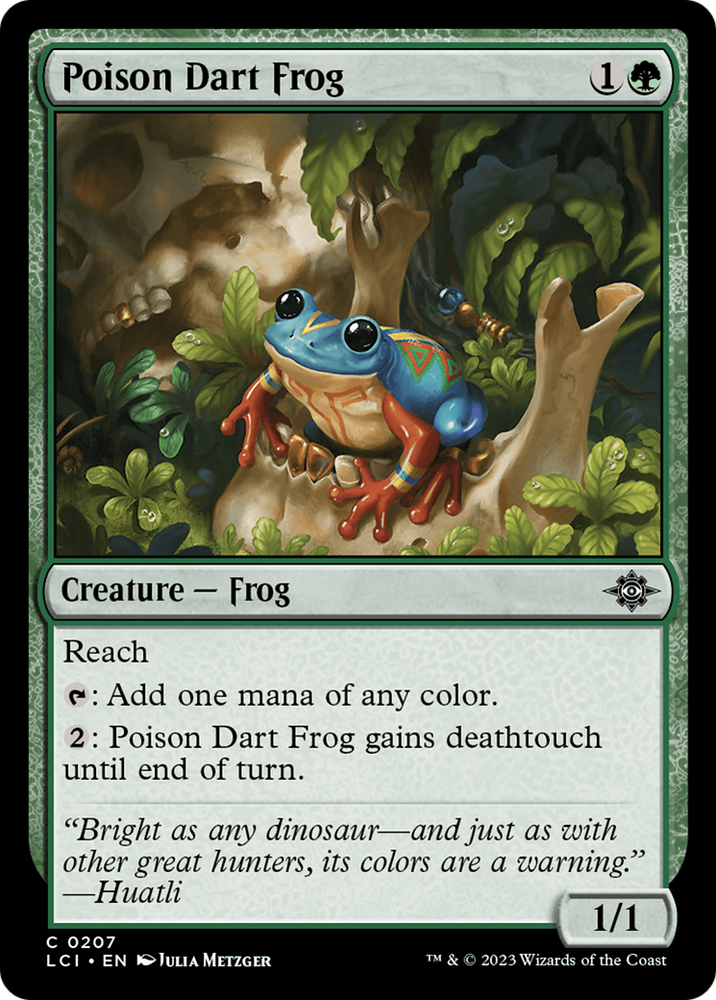 Poison Dart Frog [The Lost Caverns of Ixalan] Magic: The Gathering