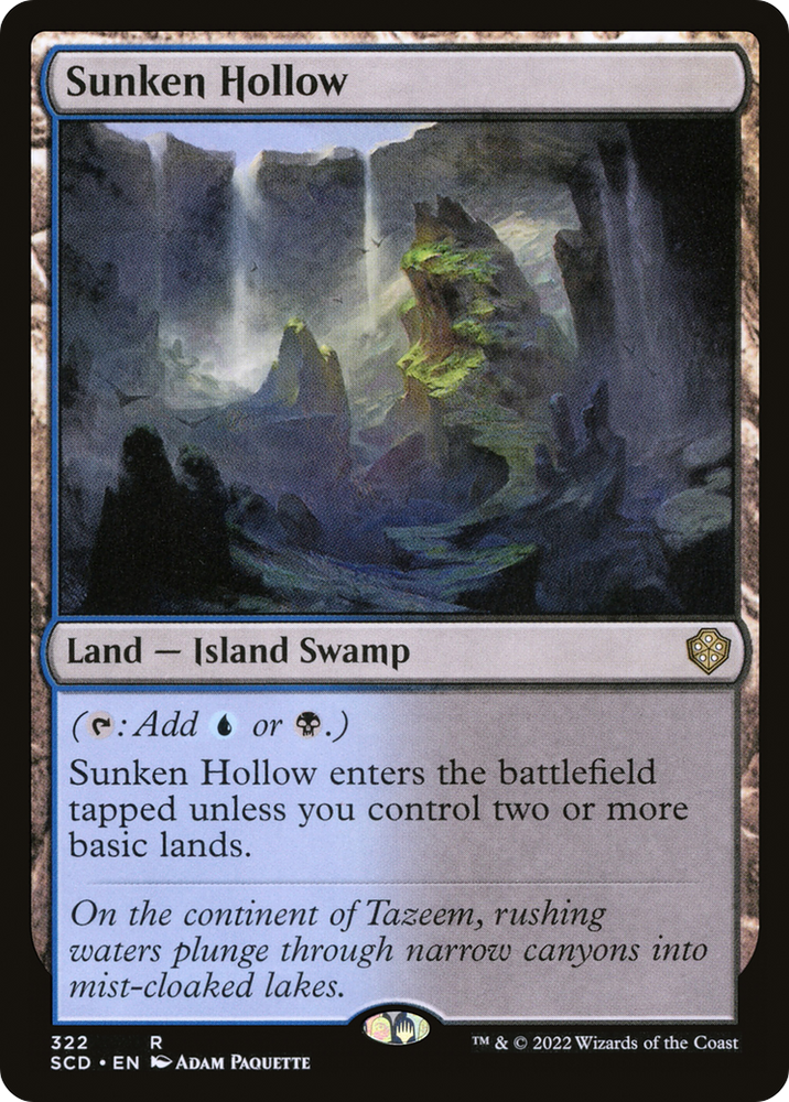 Sunken Hollow [Starter Commander Decks] Magic: The Gathering