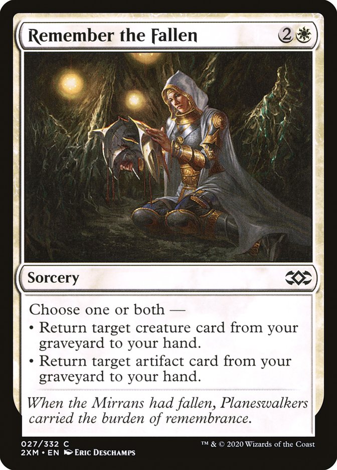 Remember the Fallen [Double Masters] Magic: The Gathering