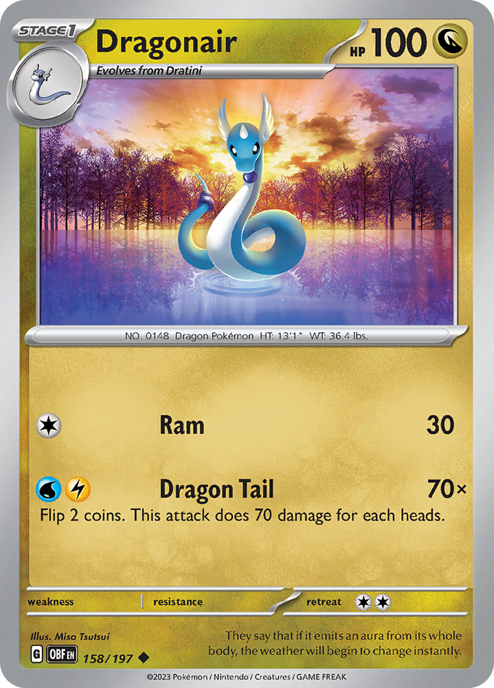 Dragonair (158/197) [Scarlet & Violet: Obsidian Flames] Pokémon