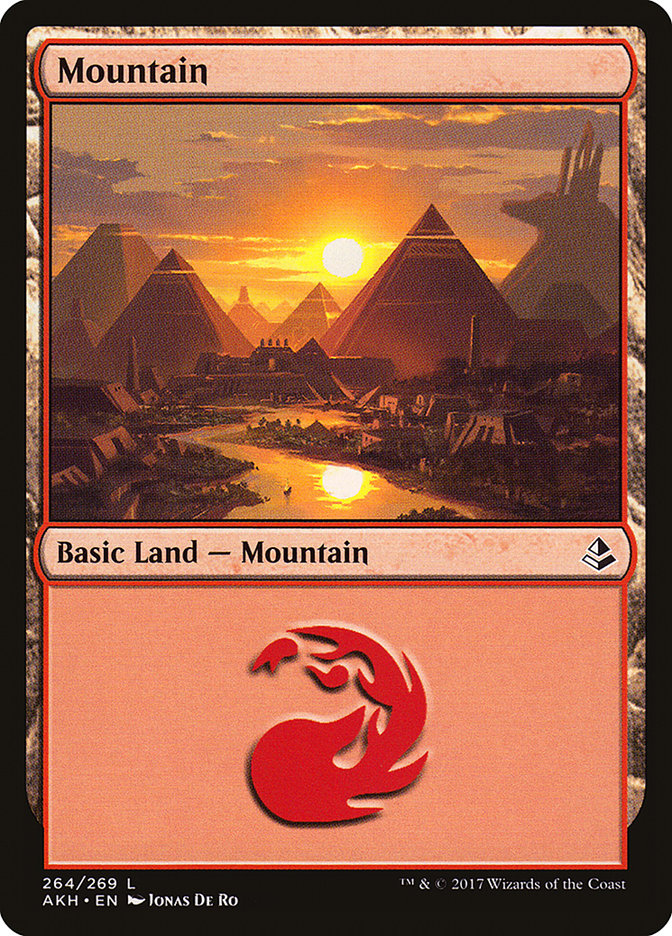 Mountain (264) [Amonkhet] Magic: The Gathering