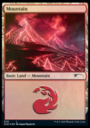 Mountain (Lightning) (570) [Secret Lair Drop Promos] Magic: The Gathering