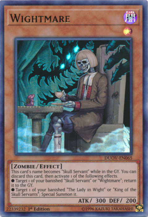 Wightmare [DUOV-EN065] Ultra Rare - Yugioh Cards For Your TCG Needs!
