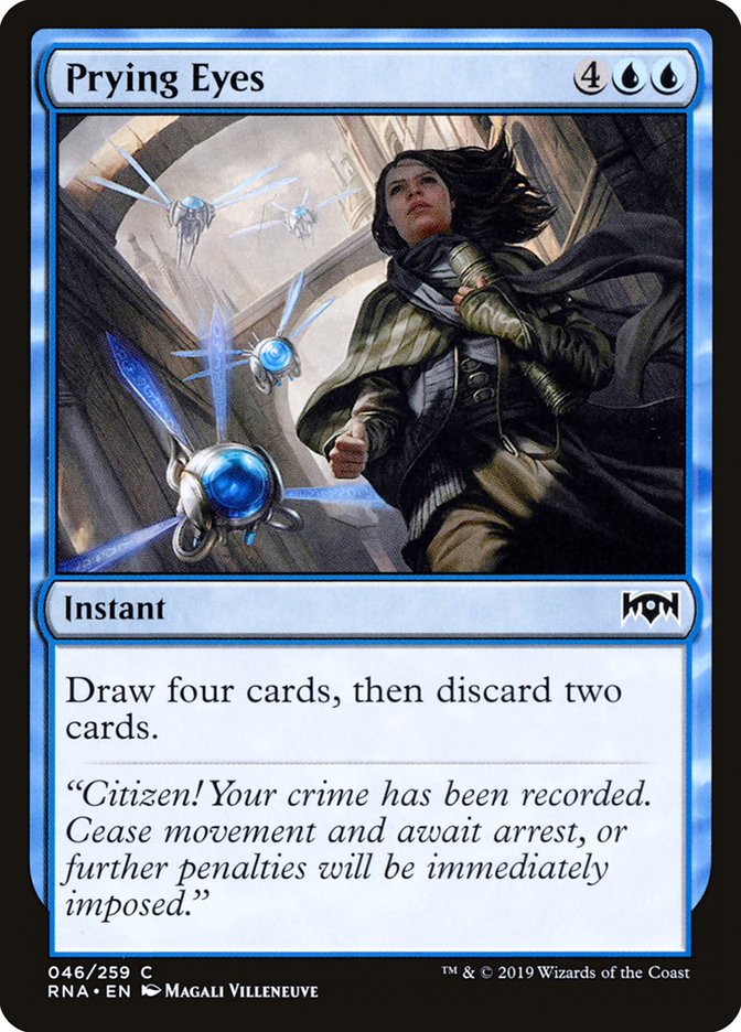 Prying Eyes [Ravnica Allegiance] Magic: The Gathering