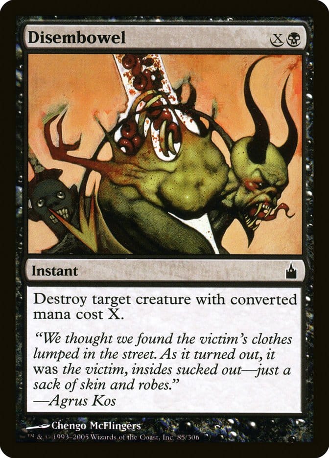 Disembowel [Ravnica: City of Guilds] Magic: The Gathering