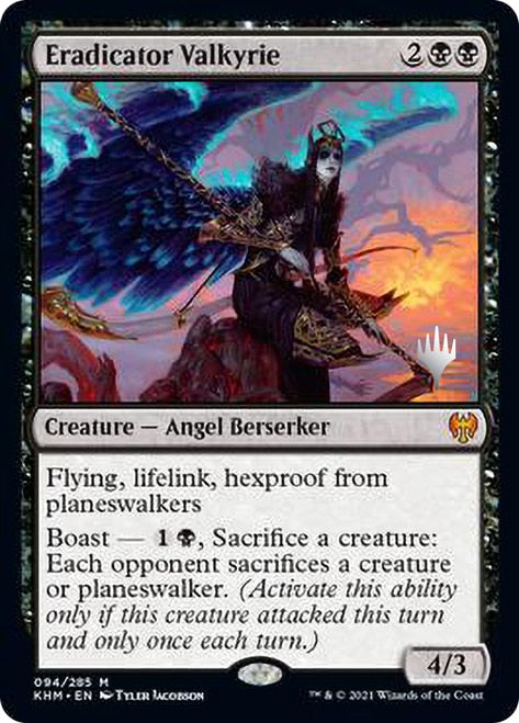 Eradicator Valkyrie (Promo Pack) [Kaldheim Promos] Magic: The Gathering