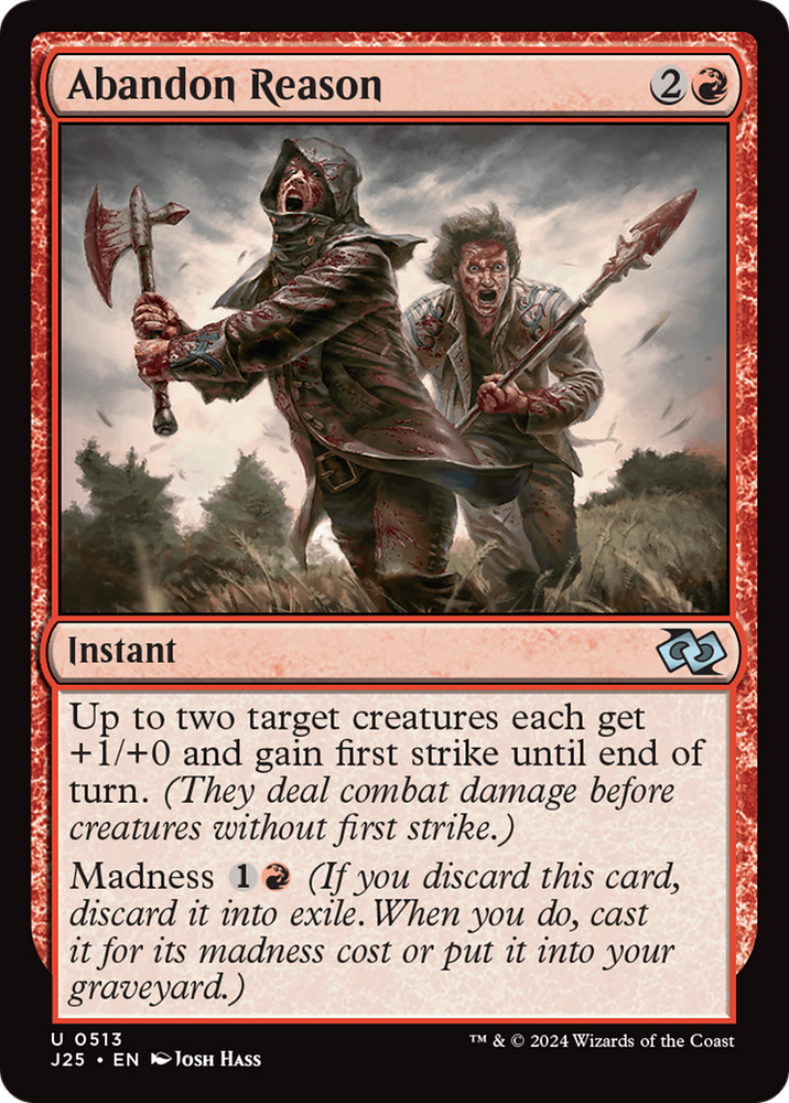 Abandon Reason [Foundations Jumpstart] Magic: The Gathering