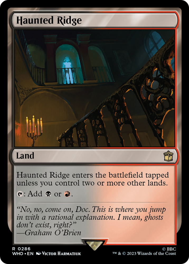 Haunted Ridge [Doctor Who] Magic: The Gathering