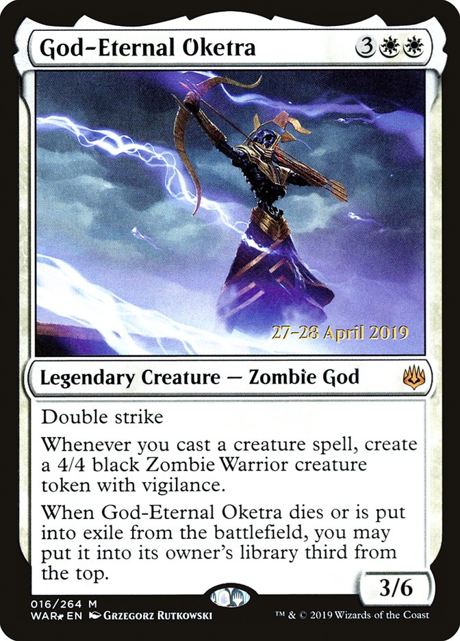 God-Eternal Oketra [War of the Spark Prerelease Promos] Magic: The Gathering