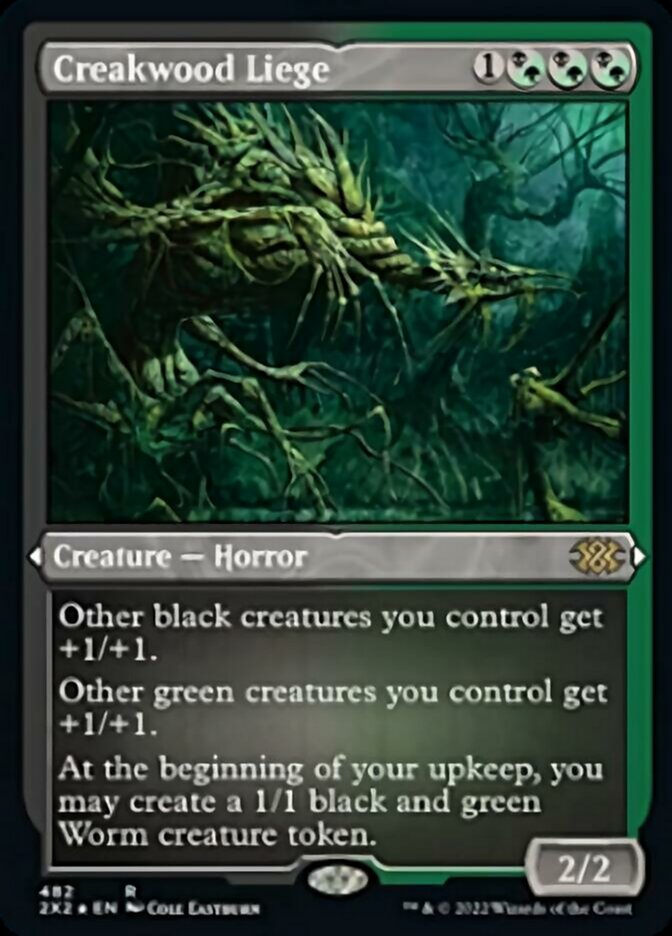 Creakwood Liege (Foil Etched) [Double Masters 2022] Magic: The Gathering