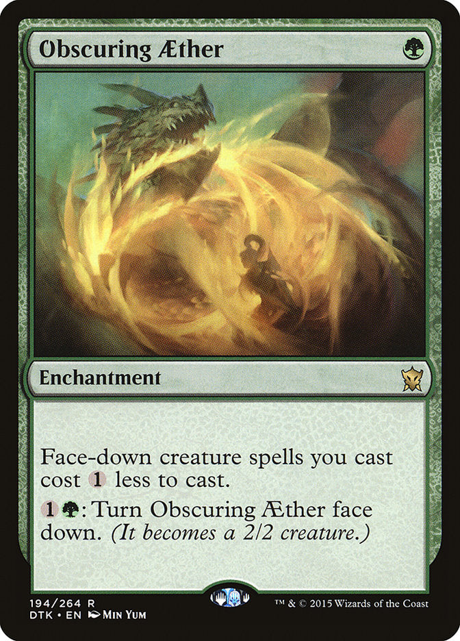 Obscuring Aether [Dragons of Tarkir] Magic: The Gathering