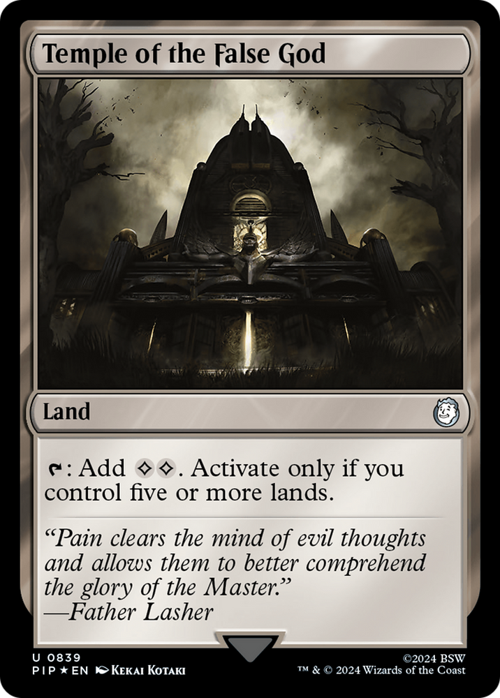 Temple of the False God (Surge Foil) [Fallout] Magic: The Gathering