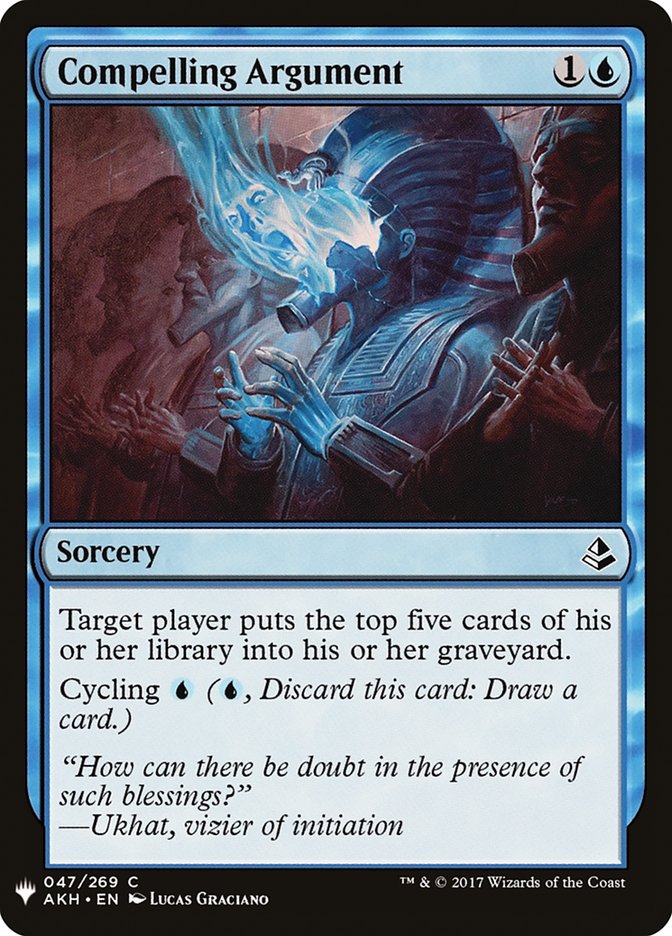 Compelling Argument [Mystery Booster] Magic: The Gathering