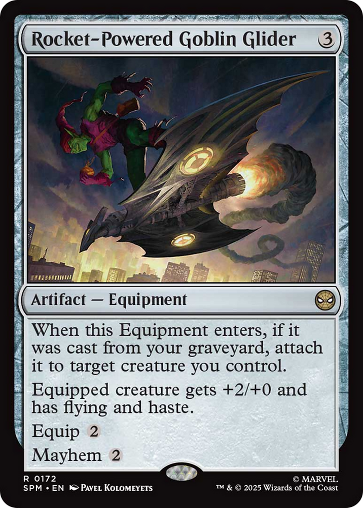 Rocket-Powered Goblin Glider [Marvel's Spider-Man] Magic: The Gathering