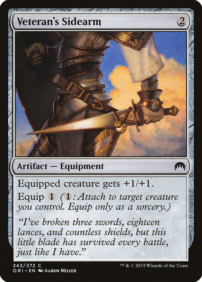 Veteran's Sidearm [Magic Origins] Magic: The Gathering
