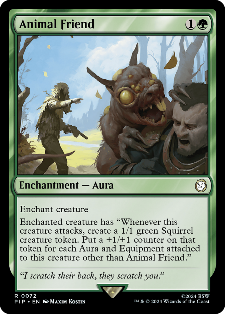 Animal Friend [Fallout] Magic: The Gathering