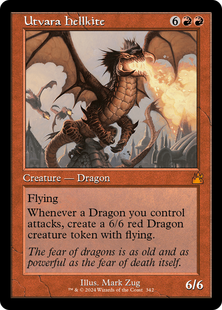 Utvara Hellkite (Retro Frame) [Ravnica Remastered] Magic: The Gathering