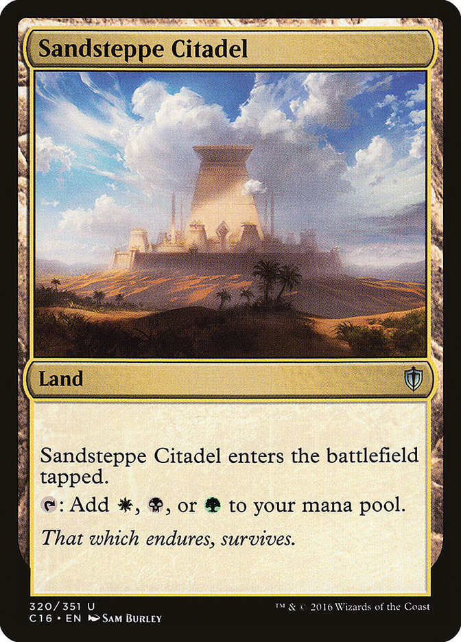 Sandsteppe Citadel [Commander 2016] Magic: The Gathering
