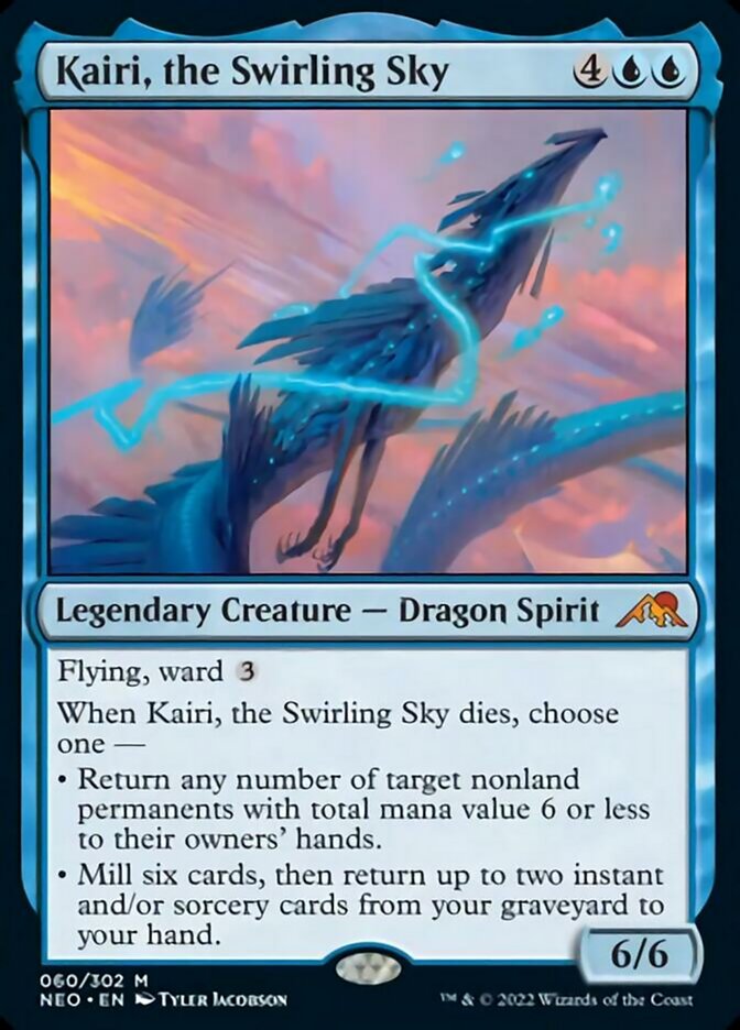 Kairi, the Swirling Sky [Kamigawa: Neon Dynasty] Magic: The Gathering