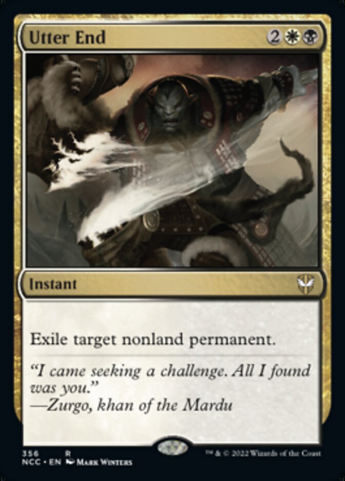 Utter End [Streets of New Capenna Commander] Magic: The Gathering