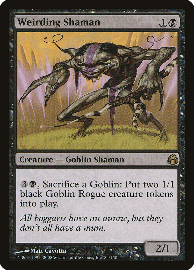 Weirding Shaman [Morningtide] Magic: The Gathering